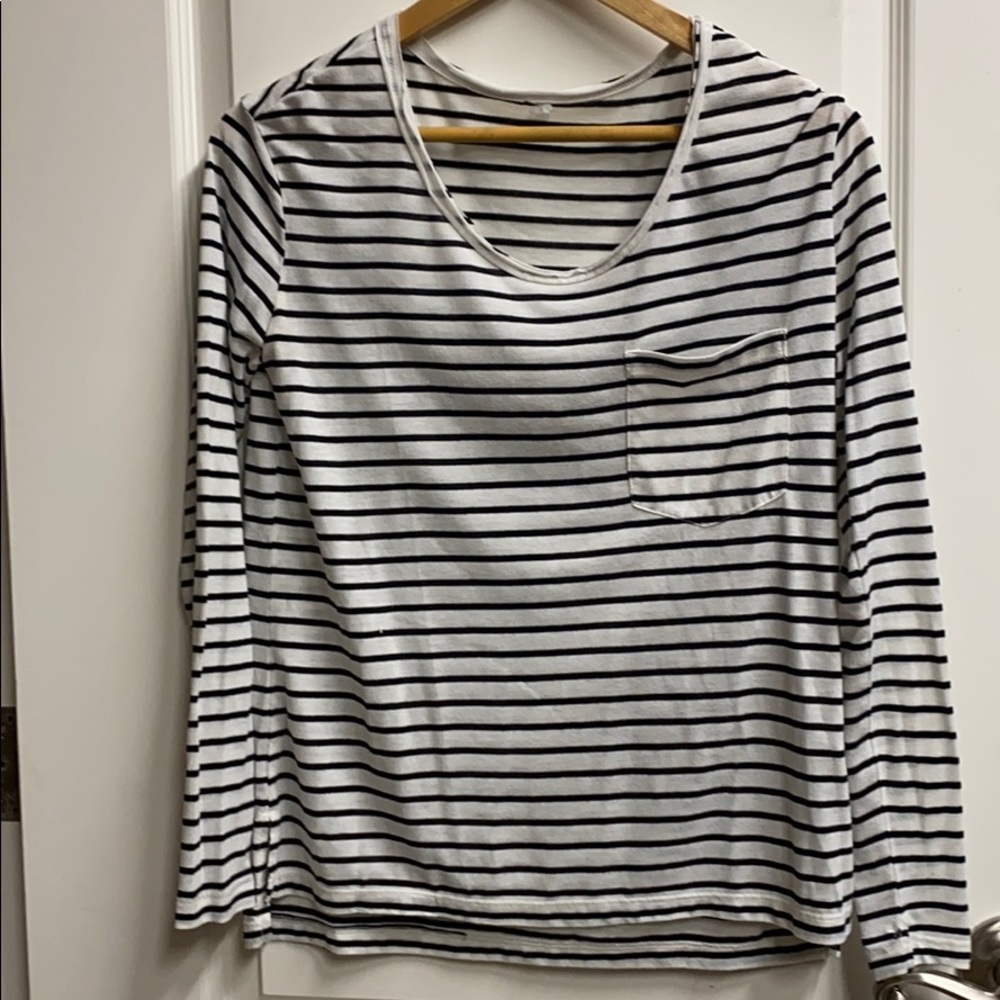 BP striped long sleeve shirt